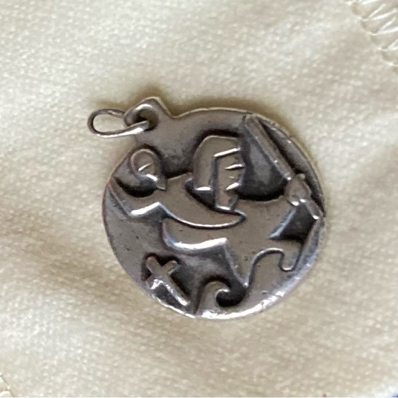 James Avery Jewelry - James Avery Vintage Sterling Silver St Christopher Charm